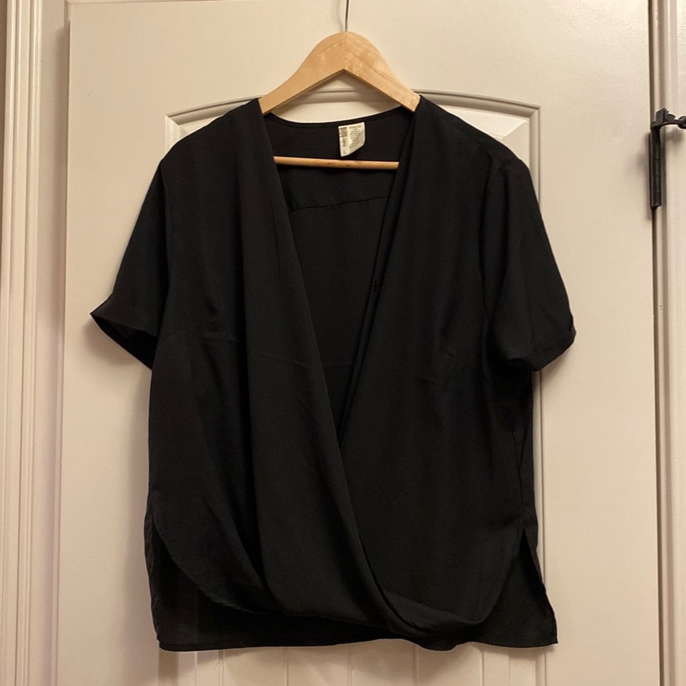 Japna Black Ladies Blouse, Size Large